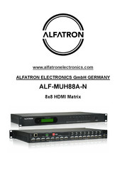 ALFAtron ALF-MUH88A-N Manual
