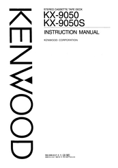 Kenwood KX-9050S Instruction Manual