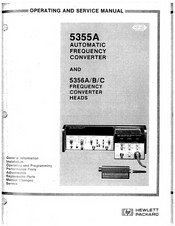 HP 5356C Operating And Service Manual