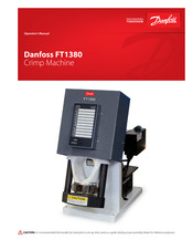 Danfoss FT1380 Operator's Manual
