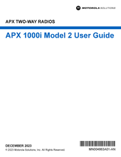 Motorola APX 1000i User Manual