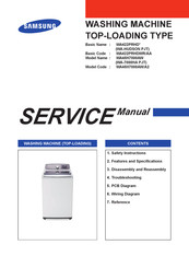 Samsung WA422PRHD Series Service Manual