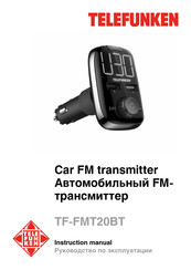 Telefunken TF-FMT20BT Instruction Manual