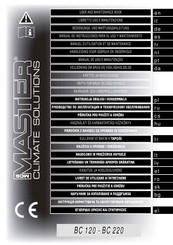 MCS Master BC 120 User And Maintenance Book
