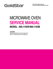 Goldstar MA-1103W Service Manual