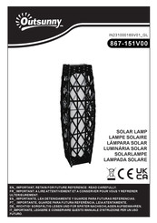 Outsunny 867-151V00 Manual