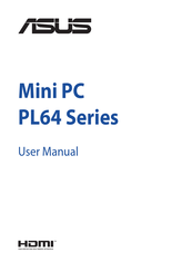Asus PL64 Series User Manual