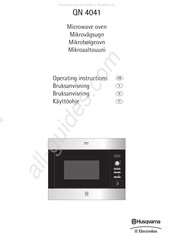 Electrolux Husqvarna QN 4041 Operating Instructions Manual