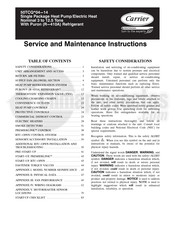 Carrier WeatherMaker 50TCQD09 Service And Maintenance Instructions