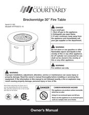 Four Seasons Courtyard Breckenridge HYFP50075-16 Owner's Manual