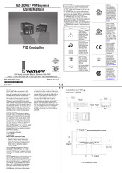 Watlow EZ-ZONE PM Express User Manual