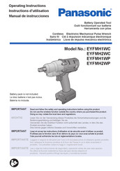Panasonic EYFMH1WC Operating Instructions Manual