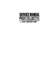 Akai GX-2800D-SS Service Manual