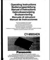 Panasonic CY-M9054EN Operating Instructions Manual
