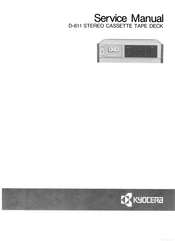 Kyocera D-811 Service Manual