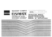 Sharp ELSI MATE EL-8130A Instruction Manual