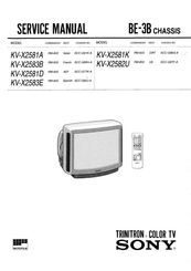 Sony TRINITRON KV-X251K Service Manual