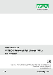 MSA V-TEC PFL User Instructions