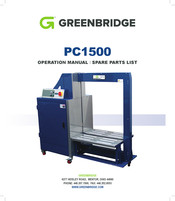 Greenbridge PC1500 Operation Manual & Spare Parts List