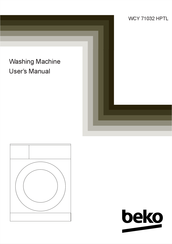 Beko WCY 71032 HPTL User Manual