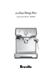 Breville Duo-Temp Pro Instruction Manual
