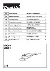 Makita M9000 Instruction Manual
