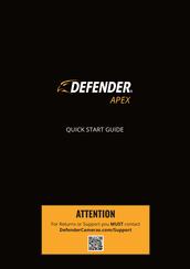 Defender APEX Quick Start Manual