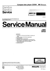Philips CD304 MK II/60R Service Manual