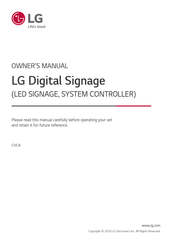 LG CVCA Owner's Manual