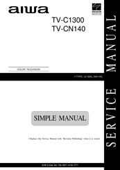 Aiwa TV-C1300 Manual