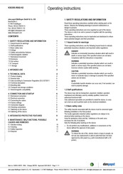 ebm-papst K3G355-RS02-H2 Operating Instructions Manual