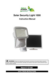 Nature Power 1500 Instruction Manual