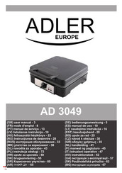 Adler AD 3049 User Manual