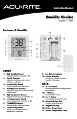 AcuRite 01083 Instruction Manual