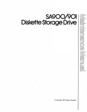 Shugart SA901 Maintenance Manual