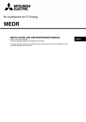 Mitsubishi Electric MEDR Series Instructions For Installation, Use And Maintenance Manual