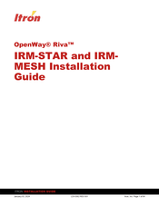 ITRON OpenWay Riva IRM-MESH Installation Manual