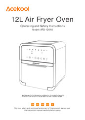 Acekool AFO-1201A Operating And Safety Instructions Manual