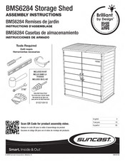 Design Brilliant suncast BMS6284 Assembly Instructions Manual