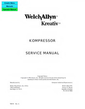 Welch Allyn Kreativ Service Manual