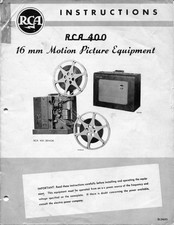 RCA 400 Instructions Manual
