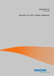 Vacon 10 PFC User Manual