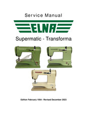 ELNA Supermatic Service Manual