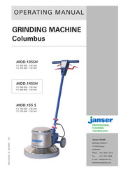 Janser 112 750 000 Operating Manual