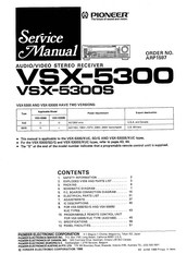 Pioneer VSX-5300 Service Manual