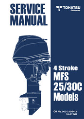 TOHATSU MFS 25C Service Manual