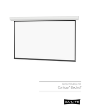 LEGRAND Da-Lite Contour Electrol Instruction Book