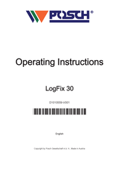 Posch LogFix 30 Operating Instructions Manual