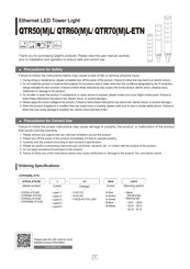 Qlight QTR60ML Quick Start Manual