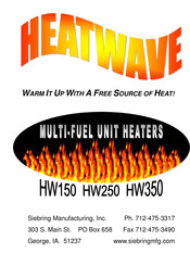 Heatwave HW150 Manual